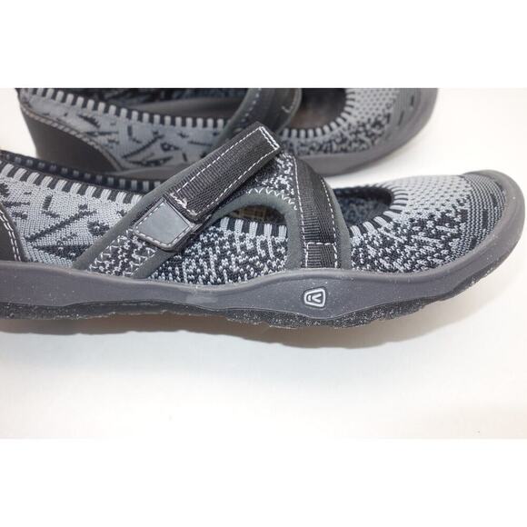 NEW Keen Moxie Sport Mary Jane Flat Sport Water Shoes Youth Gray Girls Size 6 - Picture 8 of 12
